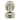 Prima Hardware - Queen Anne Reeded Cupboard Knob - Solid - 32mm dia; #finish_polished-nickel