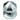 Prima Hardware - Umbrella Centre Door Knob - 60mm dia; #finish_satin-chrome-plate