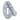 Prima Hardware - Oval Lady Covered Escutcheon - 50mm x 33mm - Standard Key; #finish_satin-chrome-plate