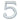 Prima Hardware - Numerals - Pin Fix - 102mm - 5; #finish_satin-chrome-plate