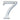 Prima Hardware - Numerals - Pin Fix - 102mm - 7; #finish_satin-chrome-plate
