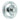 Prima Hardware - Victorian Circular Bell Push - 60mm dia; #finish_satin-chrome-plate