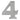Prima Hardware - Numerals - Face Fix - 89mm - 4; #finish_satin-chrome-plate