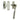 Prima Hardware - Knurled Casement Fastener - 105mm x 30mm; #finish_satin-nickel