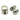 Prima Hardware - Mushroom Mortice Knobs - ½ Sprung - Pair - 60mm dia; #finish_satin-nickel