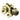 Prima Hardware - Brighton Fastener - Acorn London Style - 49mm x 22mm; #finish_antique-brass