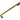 Prima Hardware - Roller Arm Stay - 200mm; #finish_antique-brass