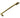 Prima Hardware - Roller Arm Stay - 200mm; #finish_antique-brass