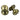 Prima Hardware - Mushroom Mortice Knob - Unsprung - Concealed Fix - Pair - 60mm dia; #finish_antique-brass