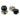 Prima Hardware - Ebony Mushroom Mortice/Rim Wooden Door Knobs - Unpsrung - Pair - 57mm dia; #finish_antique-brass