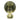 Prima Hardware - Queen Anne Reeded Cupboard Knob - No Rose  - Solid - 32mm dia; #finish_antique-brass