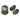 Prima Hardware - Mushroom Mortice Knobs - ½ Sprung - Pair - 64mm dia; #finish_antique-brass