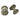 Prima Hardware - Princess Mortice Door Knobs - ½ Sprung - Pair - 53mm dia; #finish_antique-brass