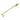 Prima Hardware - Roller Arm Stay - 152mm; #finish_polished-brass