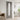 PM Mendes - Grey laminate door with clear glazed panel and V grooves.; #finish_pre-finished-grey-laminate