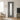 PM Mendes - Grey Laminate Corsica 1 Light Clear Glazed Fire Door with vertical glazed panel and 'V' grooves.; #finish_pre-finished-grey-laminate