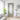 PM Mendes - Light Grey Corsica 1 Light Clear Glazed Prefinished door with V groove and clear glazing.; #finish_pre-finished-light-grey