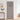 PM Mendes - Light grey fire door with V groove design and oak veneer finish.; #finish_pre-finished-light-grey
