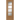 PM Mendes - Oak door with four clear glazed panels and walnut inlay, pre-finished with satin lacquer.; #finish_pre-finished-oak