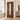 PM Mendes - Walnut Nova 1 Light Clear Glazed Fire Door with aluminium inlay and clear glazed panel.; #finish_pre-finished-walnut