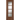 PM Mendes - Walnut ISEO 4 Light door with clear glazing and crown-cut veneer.; #finish_pre-finished-walnut
