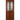PM Mendes - Hardwood Edwardian door with blue glazed panels and black caming.; #finish_unfinished-hardwood