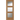 PM Mendes - Oak Madrid door with three clear bevelled glazed panels and raised mouldings.; #finish_pre-finished-oak