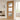 PM Mendes - Oak door with three clear bevelled glazed panels and raised mouldings.; #finish_pre-finished-oak