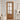 PM Mendes - Oak door with six clear glazed panels and a bottom raised panel, prefinished with clear satin lacquer.; #finish_pre-finished-oak