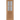 PM Mendes - Unfinished Oak Mexicano door with four clear glazed panels.; #finish_unfinished-oak