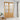 PM Mendes - Oak Hampstead clear glazed rebated pair of doors with wooden frame and glass panels.; #finish_pre-finished-oak