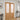 PM Mendes - Oak Chiswick clear glazed rebated pair doors with clear satin finish and glass panels.; #finish_pre-finished-oak