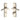 M Marcus - Project Hardware - Luca Door Handles - Bathroom - Pair; #finish_satin-nickel