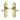 M Marcus - Project Hardware - Milton Door Handles - Lock - Pair; #finish_polished-brass