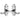 M Marcus - Project Hardware - Milton Door Handles - Short Plate - Latch - Pair; #finish_polished-chrome