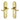 M Marcus - Project Hardware - Kensington Door Handles - Euro Lock - Pair; #finish_polished-brass