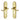 M Marcus - Project Hardware - Kensington Door Handles - Euro Lock - Pair; #finish_polished-brass
