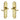 M Marcus - Project Hardware - Kensington Door Handles - Lock - Pair; #finish_polished-brass