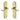 M Marcus - Project Hardware - Kensington Door Handles - Latch - Pair; #finish_polished-brass