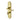 M Marcus - Project Hardware - Kensington Door Handles - Bathroom - Pair; #finish_polished-brass
