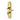 M Marcus - Project Hardware - Kensington Door Handles - Bathroom - Pair; #finish_polished-brass