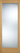LPD Doors - Pattern 10 External Door with large clear glazed panel and oak frame; #finish_unfinished-oak
