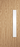 LPD Doors - Pre-finished oak internal door with clear glazing and sleek design.; #finish_pre-finished-oak