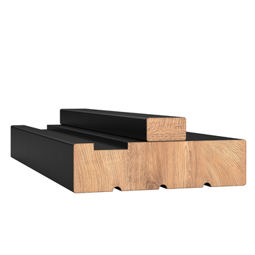 LPD Doors - Primed black door lining with loose stop, crafted from hardwood.; #finish_primed-black