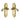 M Marcus - Heritage Brass - Adam Door Handles - Euro Lock - Pair; #finish_polished-brass