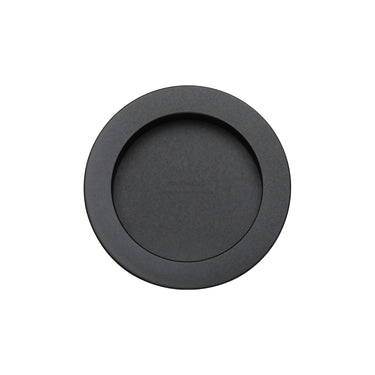 M Marcus - M.Marcus Architectural Hardware - Sliding Round Flush Pull; #finish_matt-black