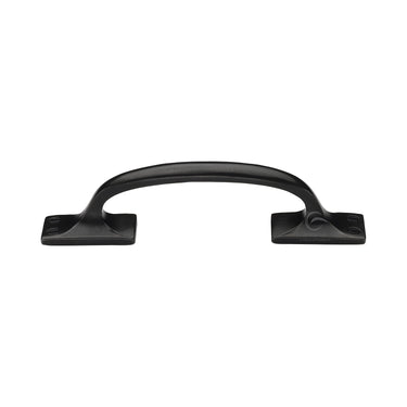 M Marcus - M.Marcus Architectural Hardware - Bronze Offset Cabinet Pull Handle  - 159mm; #finish_rustic-dark-bronze