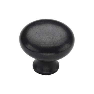 M Marcus - M.Marcus Architectural Hardware - Rustic Bronze Round Cabinet Knob - 32mm; #finish_rustic-dark-bronze