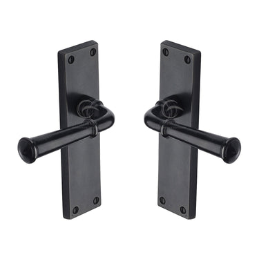 M Marcus - M.Marcus Architectural Hardware - Ashfield Door Handles - Latch - Pair; #finish_rustic-dark-bronze