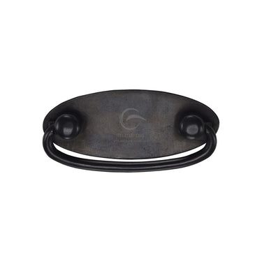 M Marcus - M.Marcus Architectural Hardware - Rustic Oval Drop Pull; #finish_rustic-dark-bronze